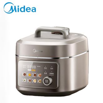 美的/Midea  MY-C5650F低脂电压力锅0涂层母婴级316L不锈钢电饭煲5升家庭容量4-6人全自动智能预约快排高压锅