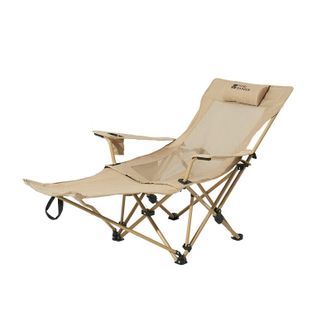 牧高笛（MOBIGARDEN）  乐享躺椅 户外露营午休陪护折叠床带头枕透气网布折叠椅