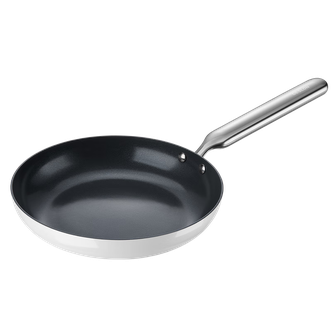 德世朗（DESLON）  小满系列家用 不粘煎锅 白DP915-F24WH 24cm