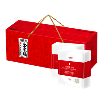 裕道府  五常大米全家福大米礼盒5KG(中国红) 裕道府  五常大米全家福大米礼盒5KG(中国红)
