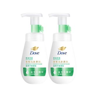 多芬/Dove  泡沫泡泡洁面净透柔嫩套装160ml*2清爽控油洗面奶氨基酸补水控油净澈包装随机