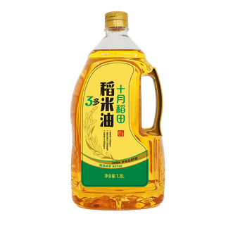 十月稻田  稻米油1.8L/桶 煎炒烹炸好吃粮油食用油