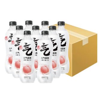 元气森林  气泡水白桃味 480ml*9瓶