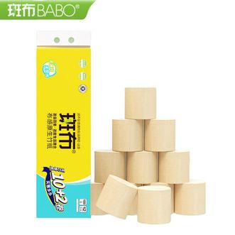 斑布  无芯卷纸-4层140g 原生竹浆 湿水不易破 卫生纸 无芯卷纸 4层140g*12卷