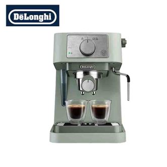 德龙/Delonghi  咖啡机 意式半自动 15Bar泵压家用 立电子双温控自动关机 不锈钢细口可调式打奶泡 EC255.GR