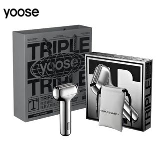 有色（yoose）  T1-C 合金往复式电动剃须刀小彩鲨礼盒装