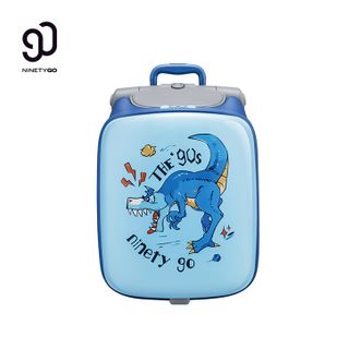 90分  儿童行李箱  小型拉杆箱  可坐旅行箱  20英寸  蓝色