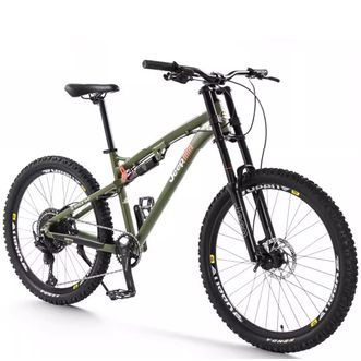 Jeep  吉普山地自行车软尾速降铝合金成人男女双肩减震油碟车悬崖27.5寸12速