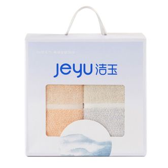 洁玉/jeyu  秋水双条毛巾礼盒J0702-B颜色随机