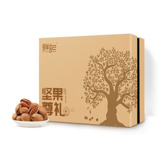 鲜记/xianjee  坚果尊礼1.168kg 休闲食品坚果混装组合大礼包 节日送礼团购