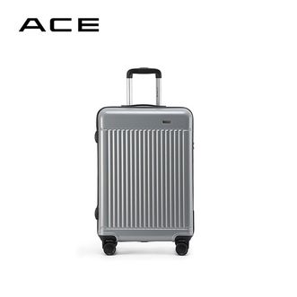 ACE  行李箱大容量出差或短途适用旅行箱登机托运箱 银色20寸