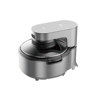 海尔（Haier）  空气炸锅多功能可视光波加热无油4.5L HA-E45DKS智能电子触控