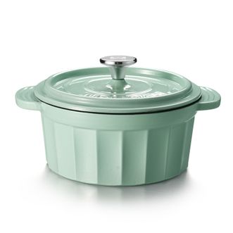 康巴赫 皇冠系列珐琅铸铁汤锅3L(带勺、漏勺、手套) 康巴赫 皇冠系列珐琅铸铁汤锅3L(带勺、漏勺、手套)