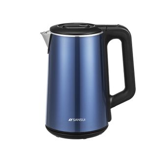 山水（sansui）电热水壶YY-18B33双层防烫 深蓝色