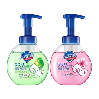 舒肤佳抑菌泡沫洗手液青苹果香300g+樱花香300g（新老包装随机发货）