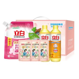 立白  清洁洗护组合套装A款2516g