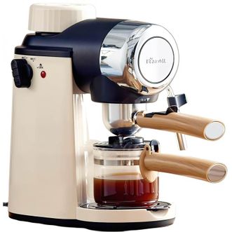 小熊/Bear  意式咖啡机半自动高压萃取蒸汽打奶泡机一体机KFJ-A02R2