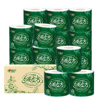 心相印  150节16粒装三层卷筒卫生纸TBT1150 (箱装）绒立方