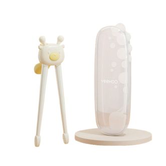 英氏（YEEHOO）  小鹿练习筷 奶白色