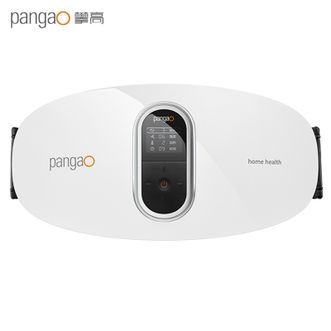 攀高/Pangao  腰部按摩器 智能腰腹理疗仪 腰椎按摩仪 中频脉冲红光热敷护腰带 腰肌劳损腹部暖宝宝例假痛经保暖护理仪PG-2645L（中频升级款）白色