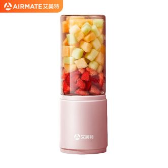 艾美特/Airmate  便携果汁杯榨汁机旅行携带小型家用便携式果汁杯充电迷你榨汁杯 粉色