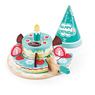 Hape  声光互动生日蛋糕儿童过家家仿真益智玩具 E3180