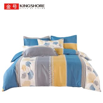 金号  抗菌磨毛四件套XYM 秋日私语 标准 床单款（被套200*230cm）