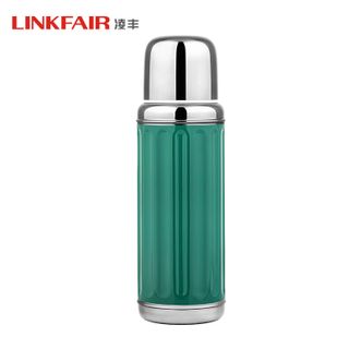 凌丰（LINKFAIR）  304不锈钢真空保温杯450ml 车载便捷喝水杯茶水杯 办公商务泡茶杯