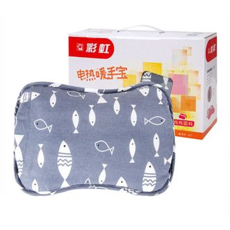 彩虹 暖手宝 充电电热宝 热水袋 暖手袋 可拆洗 327花色随机