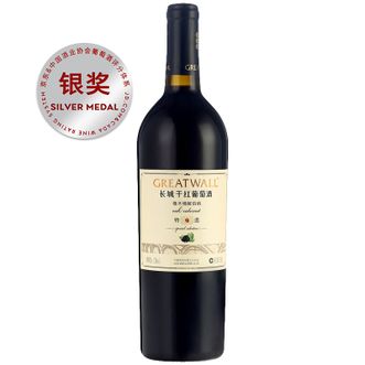 长城（GreatWall）  特选9年橡木桶解百纳干红葡萄酒 750ml 单瓶装 中粮出品