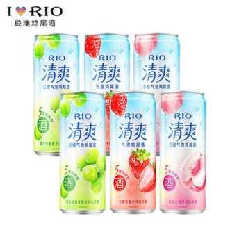 锐澳  清爽三连包多口味组合330ml*6罐 （白桃+草莓+阳光玫瑰）【泡沫箱】