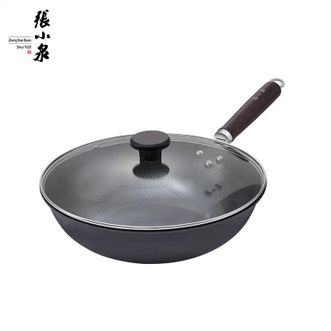 张小泉  万家灯火精铁炒锅32cm 炒菜锅 优质精铁物理不粘少油烟炒锅 C-30740100
