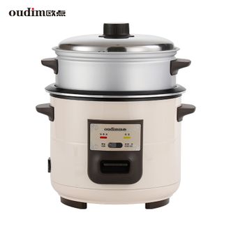 欧点/oudim  老式电饭锅家用3L电饭煲不粘内胆铝合金蒸笼蒸屉电蒸锅煮粥蒸煮饭锅送老人