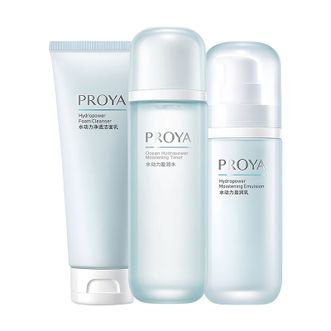 珀莱雅/Proya  水动力盈润礼盒10011668（洁面乳100g+活能水135ml+盈润乳100ml）