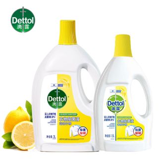滴露/Dettol  衣物消毒除菌液柠檬3L+1.5L 内衣除螨儿童衣服可配消毒液洗衣液用  正品包邮