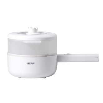 拉尔弗/NERF  多功能电煮锅多用途锅电火锅1.5L带蒸笼 CL-D06
