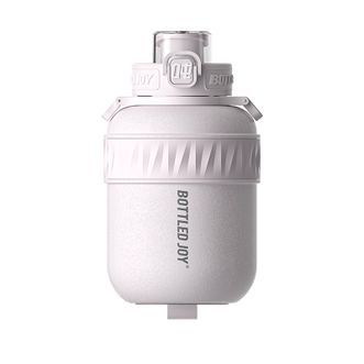 吨吨BOTTLEDJOY  暖吨吨XL-10冰裂纹保温杯吨吨桶大容量316吨吨杯水杯 杏粉-冰裂纹1000ml   D15