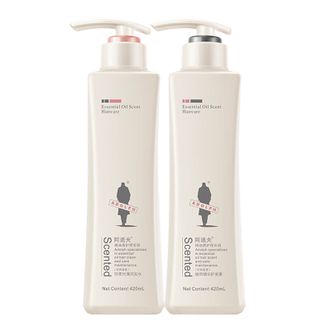 阿道夫洗护套装两件套轻柔丝滑洗发水420ml+植萃精华护发素420ml