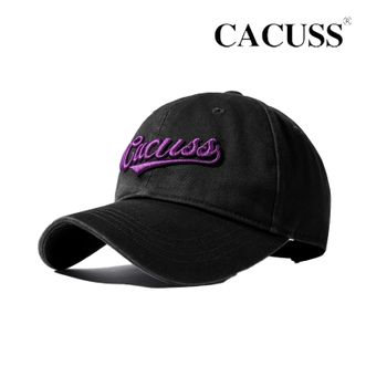 CACUSS  棒球帽  鸭舌帽  男女通用 帽子 黑色软顶 BQ250900
