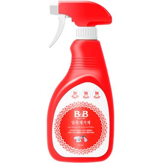 保宁（B&B）  斑点去除剂宝宝用清理去污清洁剂衣领净多功能斑点去污剂瓶装500ml  NB07
