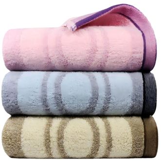 洁丽雅/Grace  毛巾家纺 简爱纯棉舒适毛巾3条装 76*35cm