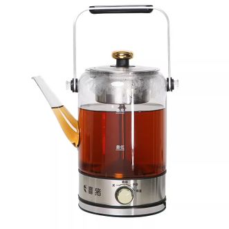 喜猪  大容量蒸汽喷淋式煮茶器白茶黑茶蒸茶器家用办公室烧水养生壶