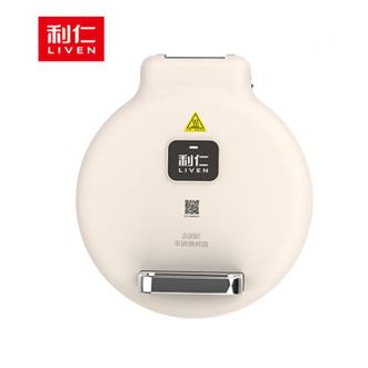 利仁  不锈钢电饼铛 家用0涂层 双面加热烙饼锅 电煎锅早餐机LR-B3196
