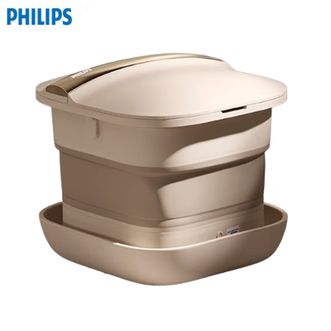 飞利浦/Philips  足浴盆PPM5117F 泡脚桶双涌泉恒温加热 科学分区按摩家用泡脚盆暖脚 折叠易收纳送父母长辈圣诞礼物