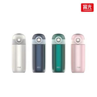 富光（FUGUANG）  FGA臻羽显温弹盖杯 300ml 智能温显 316不锈钢 FAZ9202-300 携带方便
