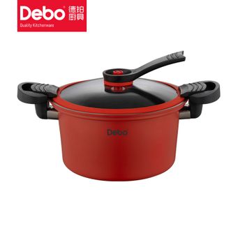 德铂（Debo）  苏非考斯微压锅汤锅22CM微压不粘炖汤锅低压力煲汤锅家用