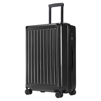 汉旅HANLV  20英寸行李箱拉杆箱带TSA海关锁旅行箱可登机箱 黑色/灰色/白色可选【有侧提手】【顺丰配送】