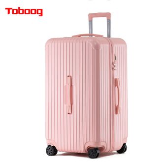 途帮Toboog  潮色运动型PC大容量行李箱9018拉链款 32寸粉色