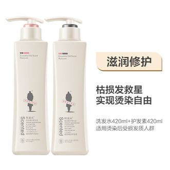 阿道夫（ADOLPH）  洗护两件套 洗发水套装洗发露洗发乳 修护洗发水420ml+护发素420ml