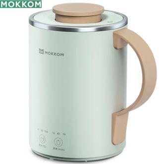 磨客  350ml迷你养生杯养生壶电热水杯 办公室家用旅行便携煮茶器烧水壶带茶滤电水壶MK-387DL豆蔻绿